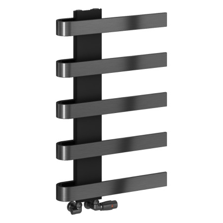 Reina Panaro 800 x 500mm Gunmetal Heated Towel Rail