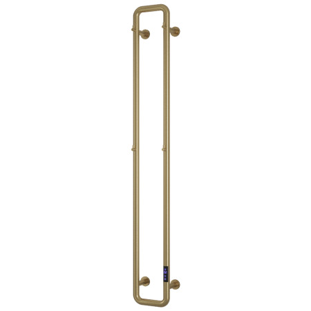 Reina Pelmo 1500 x 200mm Electric Brushed Brass Vertical Radiator