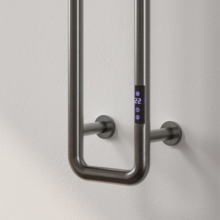Reina Pelmo 1500 x 200mm Electric Gunmetal Vertical Radiator