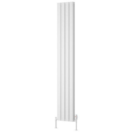 Reina Piatto 1800 x 295mm White Vertical Aluminium Double Radiator