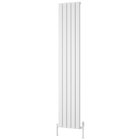 Reina Piatto 1800 x 370mm White Vertical Aluminium Single Radiator