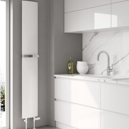 RND-PCL150W Reina Picoli Aluminium 1500 x 280mm Panel Radiator in White (2)