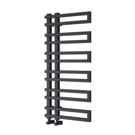 Reina Pietra 1100 x 530mm Mild Steel Anthracite Heated Towel Rail