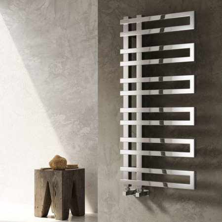 RND-PTR0725C Reina Pietra 720 x 530mm Mild Steel Chrome Heated Towel Rail (2)