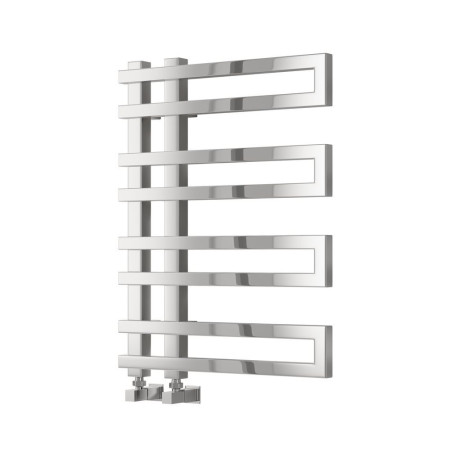Reina Pietra 720 x 530mm Mild Steel Chrome Heated Towel Rail