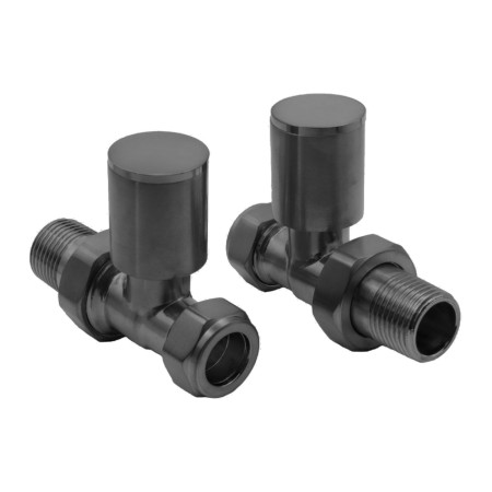Reina Portland Gunmetal Straight Radiator Valves