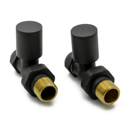 Reina Portland Straight Anthracite Radiator Valve