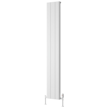 Reina Resia 1800 x 280mm White Vertical Aluminium Radiator