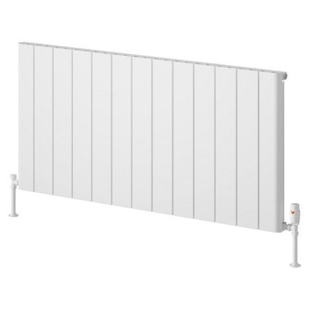 Reina Resia 600 x 1230mm White Horizontal Aluminium Radiator