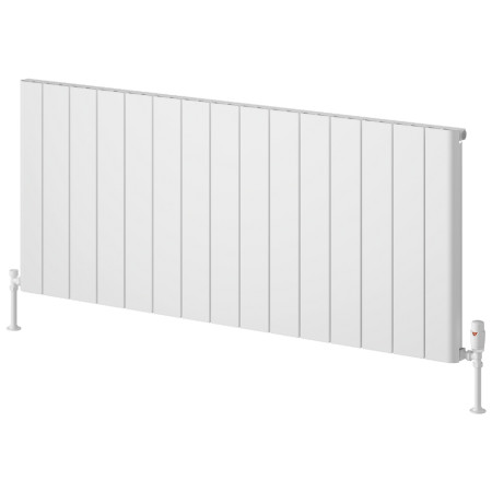 Reina Resia 600 x 1420mm White Horizontal Aluminium Radiator