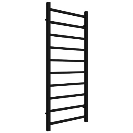Reina Serena Mild Steel 1200 x 500mm Heated Towel Rail in Black