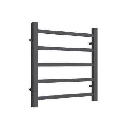 Reina Serena Mild Steel 500 x 500mm Heated Towel Rail in Anthracite