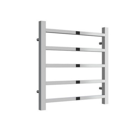 Reina Serena Mild Steel 500 x 500mm Heated Towel Rail in Chrome