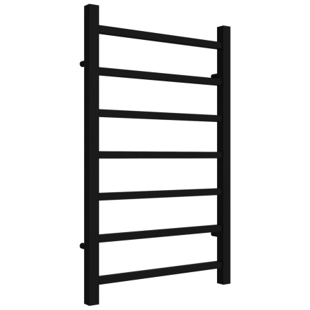 Reina Serena Mild Steel 800 x 500mm Heated Towel Rail in Black