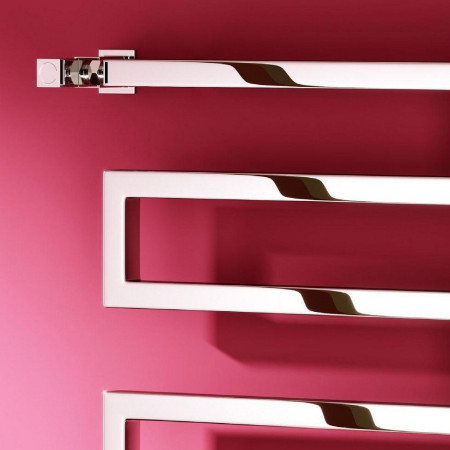 RND-SRP0755 Reina Serpe Mild Steel Designer Radiator 750 x 500mm in Chrome Lifestyle