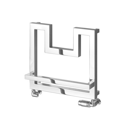 Reina Ticino Mild Steel 450 x 500mm Heated Towel Rail in Chrome