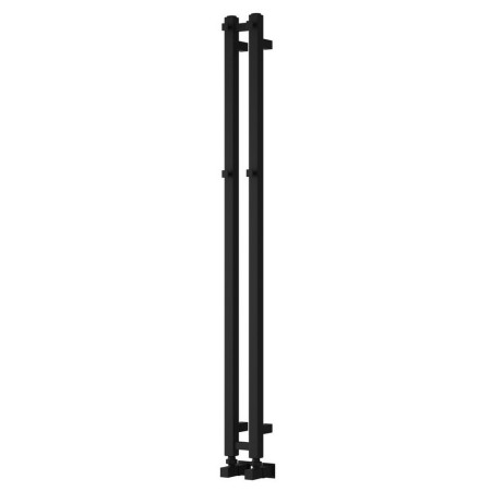 Reina Todi Mild Steel Designer Radiator 1200 x 108mm in Black