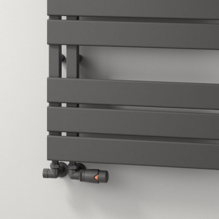 Reina Vada 1510 x 500mm Aluminium Heated Towel Rail in Anthracite