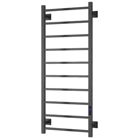 Reina Velino 1200 x 500mm Gunmetal Vertical Electric Heated Towel Rail