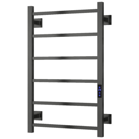 Reina Velino 800 x 500mm Gunmetal Vertical Electric Heated Towel Rail