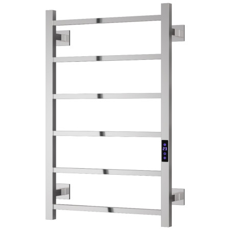 Reina Velino 800 x 500mm Polished Vertical Electric Heated Towel Rail