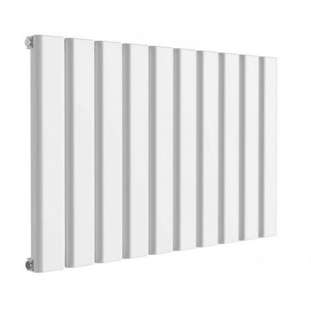 Reina Vicari 600 x 1000mm Single Horizontal White Aluminium Radiator