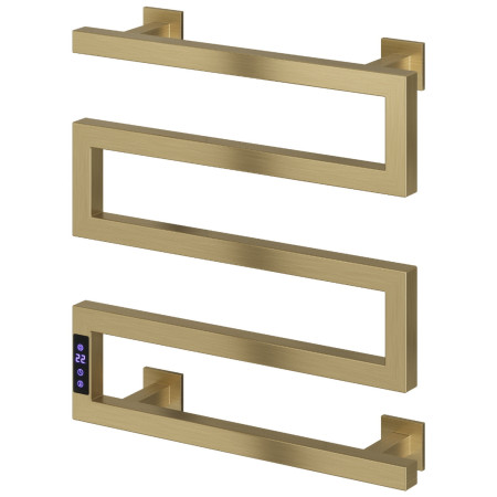 Reina Vispa 510 x 500mm Brushed Brass Electric Radiator