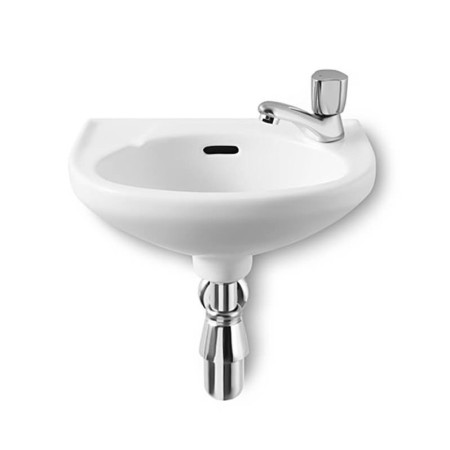STY-Roca Laura 350mm 1 Tap Hole Wall Hung Cloakroom Basin-1