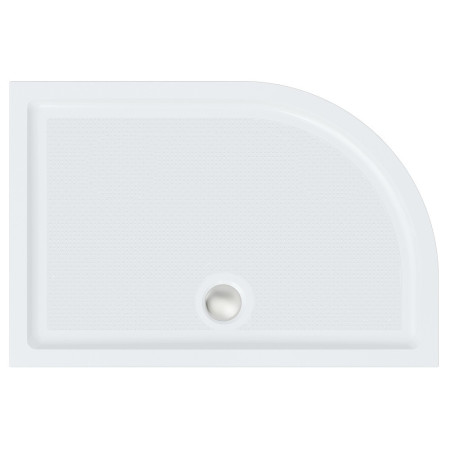 Roman Anti Slip 1000 x 800mm LH Offset Quadrant Shower Tray