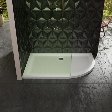 RSQG129R Roman Anti Slip 1200 x 900mm RH Offset Quadrant Shower Tray (3)