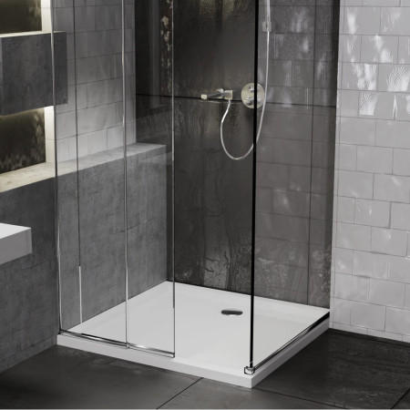 RSTG70 Roman Anti Slip 700 x 700mm Square Shower Tray Lifestyle