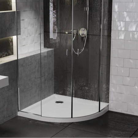 RSQG90 Roman Anti Slip 900 x 900mm Quadrant Shower Tray Lifestyle