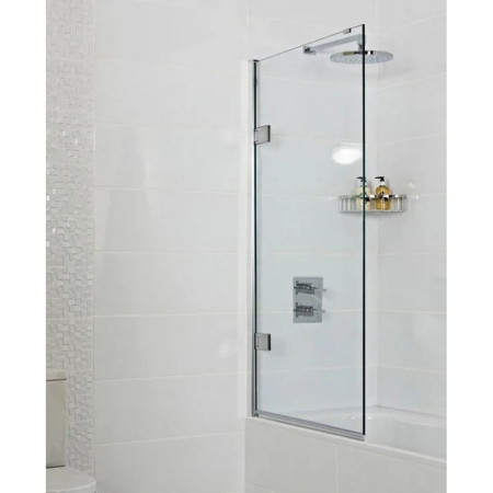 Roman Decem 830mm Hinged Bath Screen 2