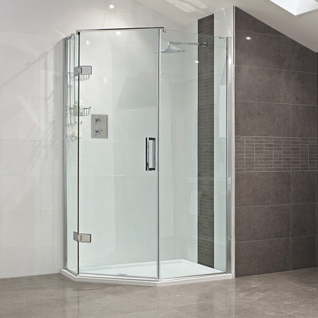Roman Liberty Neo Angle 1200 x 900mm Left Handed Shower Enclosure