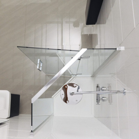 DXPDB/DXP9PAL Roman Liberty Neo Angle 900 x 900mm Left Handed Shower Enclosure Top View