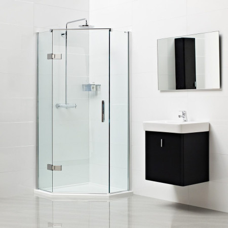 Roman Liberty Neo Angle 900 x 900mm Left Handed Shower Enclosure