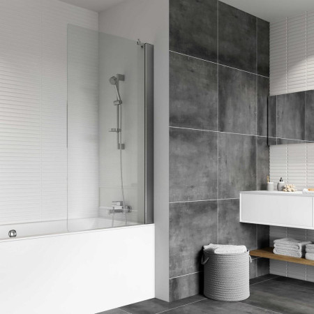 Roman Haven8 1467 x 800mm Fixed Bath Screen