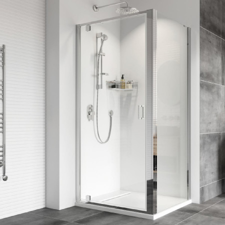 Roman Haven8 760mm Pivot Shower Door with Side Panel