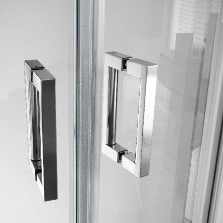 Roman Haven8 Two Door 800 x 900 Offset Quadrant Shower Enclosure Handles