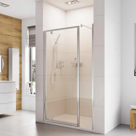 Roman Haven 1000mm Pivot Shower Door with Inline Panel