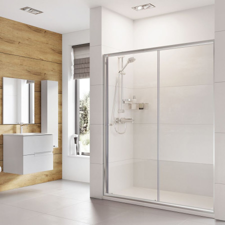 H3S17CS Roman Haven 1700mm Sliding Shower Door Room Setting
