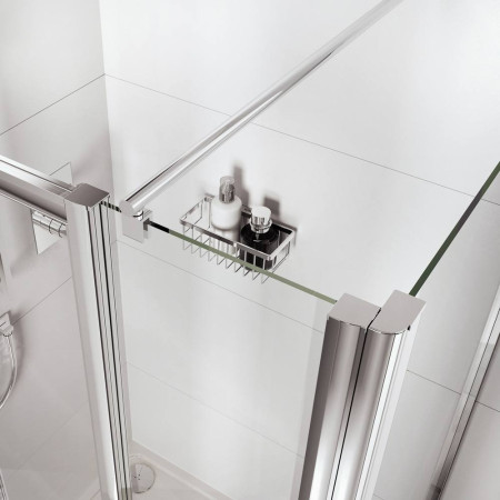 H3B76CS Roman Haven6 Bi-Fold Shower Door Close Up