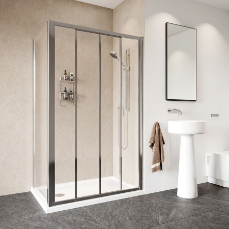 Roman Haven Framed 1200mm Sliding Shower Door