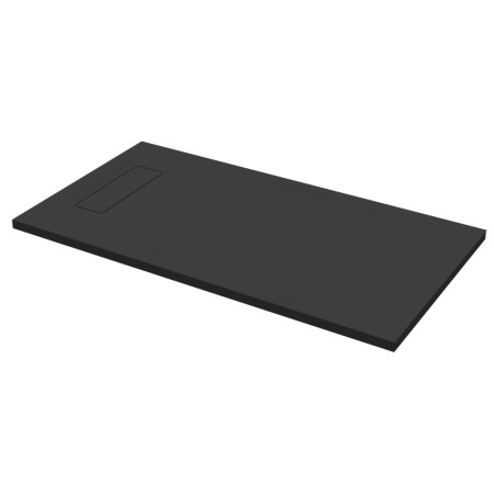 Roman Infinity Slate Black 1600 x 900mm Rectangular Shower Tray