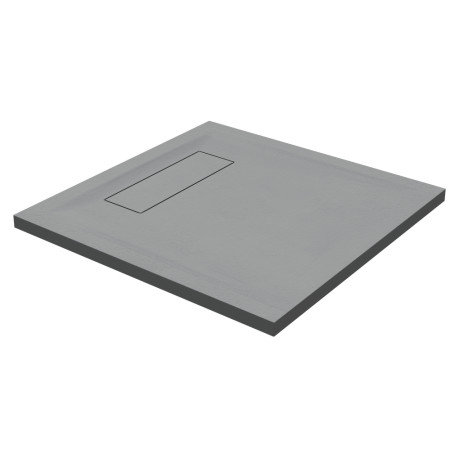 IGS80G Roman Infinity Slate Grey 800 x 800mm Square Shower Tray (1)