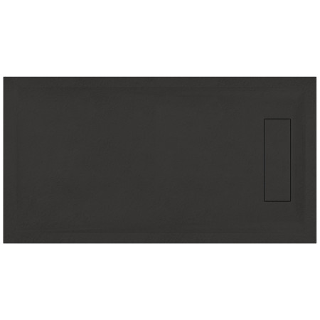 IGS108B Roman Infinity Slate Black 1000 x 800mm Rectangular Shower Tray (2)