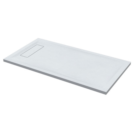 IGS108W Roman Infinity Slate White 1000 x 800mm Rectangular Shower Tray (1)