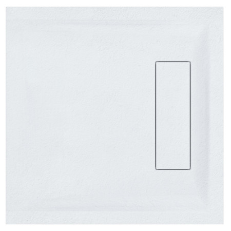 IGS80W Roman Infinity Slate White 800 x 800mm Square Shower Tray (2)