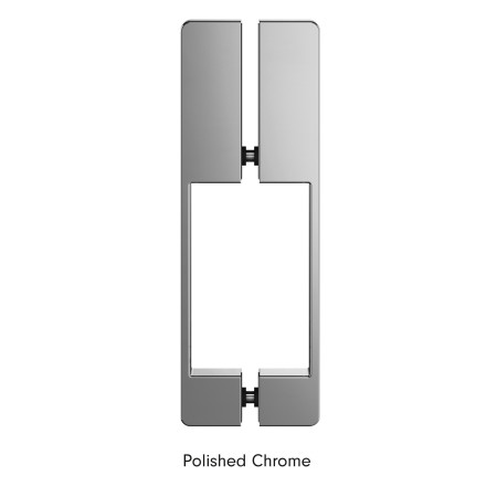 Roman Liberty 8mm Corner 1400 x 800mm Hinged Shower Door and Inline Panel in Chrome Profile Finish