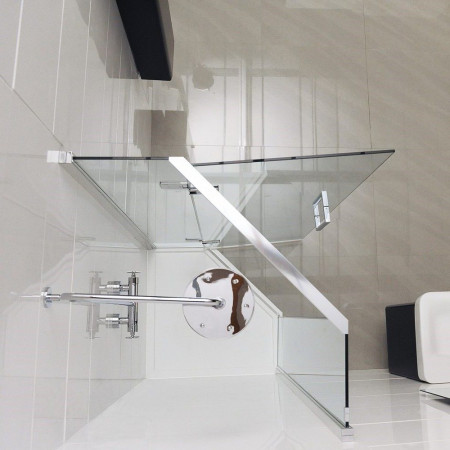 DXPDB/DXP9PAR Roman Liberty Neo Angle 900 x 900mm Right Handed Shower Enclosure Top View